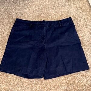 Talbots Navy Blue 7” Perfect Shorts - 12